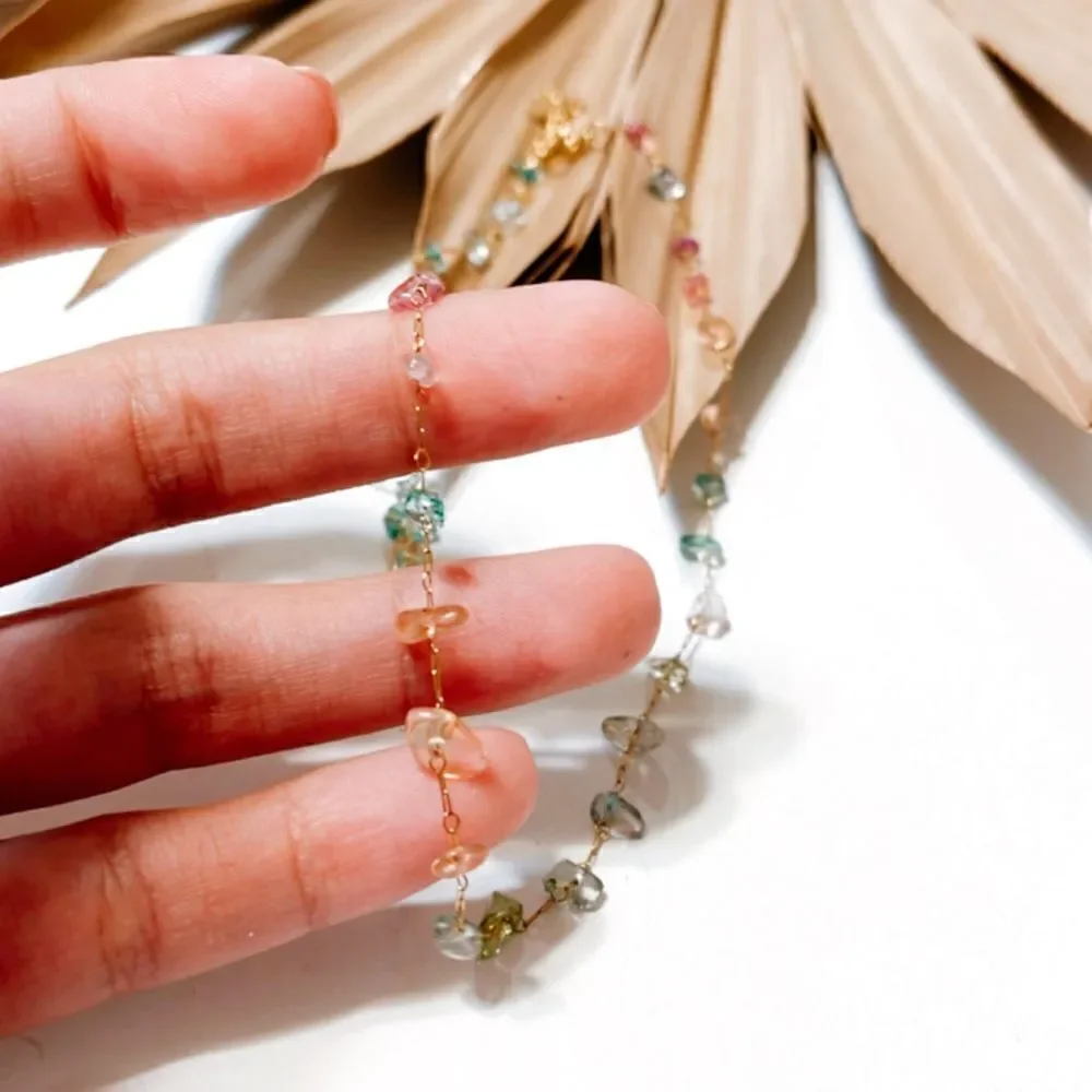 Crystal decor necklace #1152